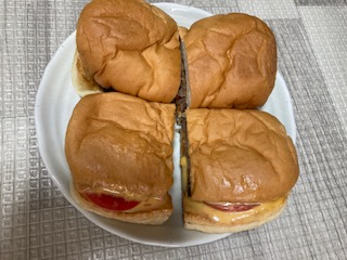 道の駅かでなジャンボハンバーガー